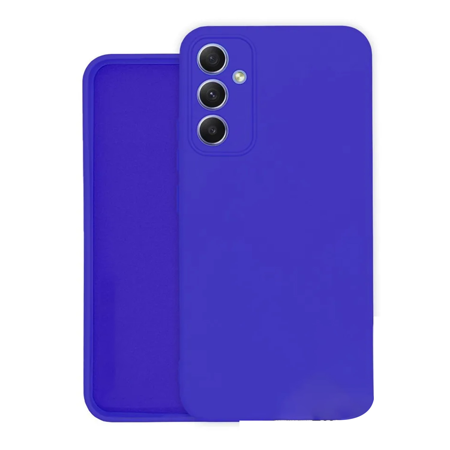 Cиликоновый чехол FASHION CASE Samsung Galaxy A54 5G (темно-синий)