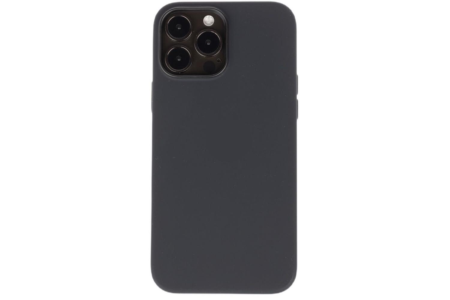 Чехол силиконовый для Apple iPhone 14 Pro Max Silicone Case с MagSafe (черный)