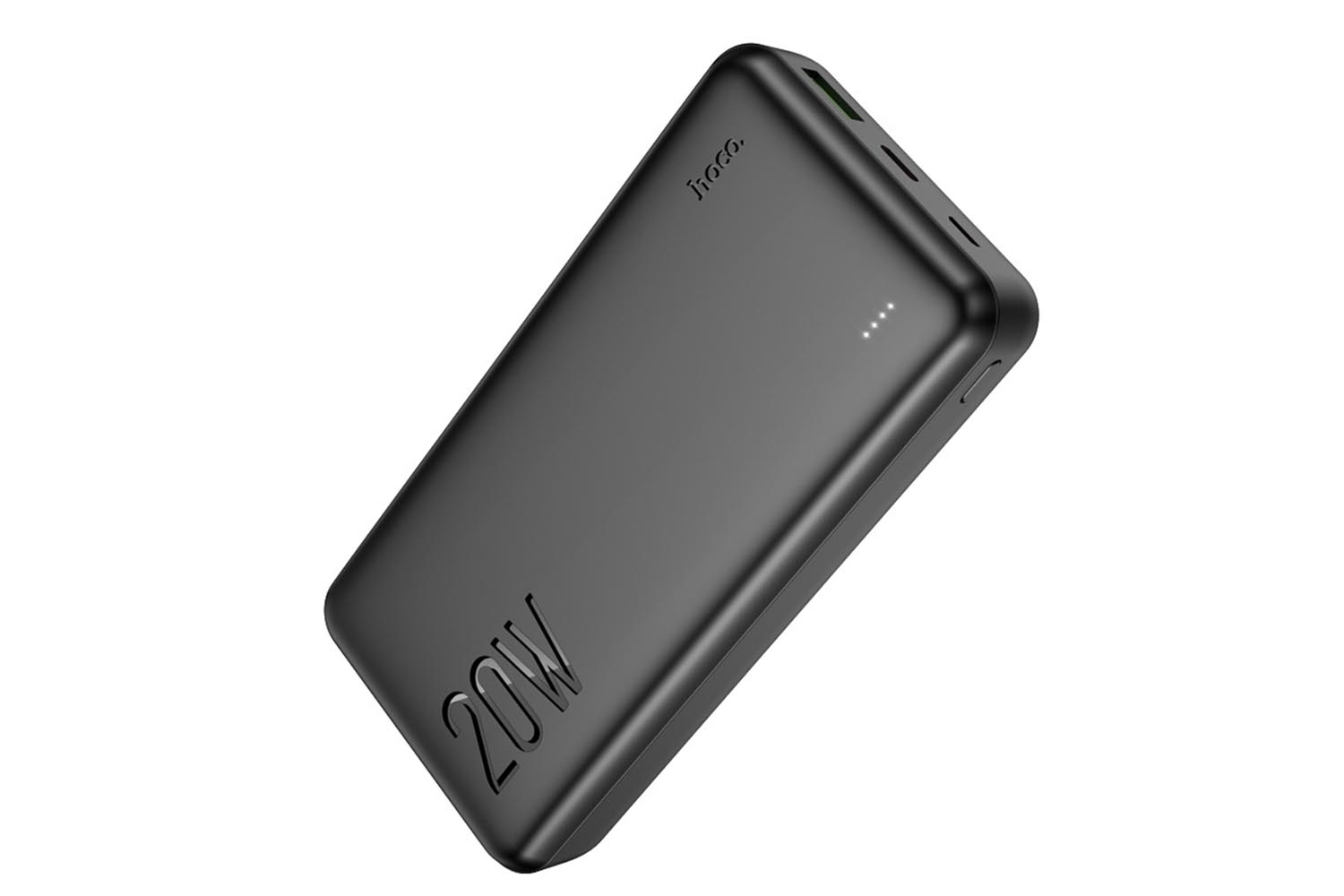 Внешний аккумулятор HOCO J87A USB Type-C QC 3.0 20000mAh, Power Bank (черный)
