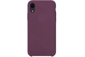 Чехол силиконовый для Apple iPhone Xr (пурпурный)