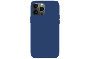 Чехол силиконовый для Apple iPhone 13 Pro Max (синий)