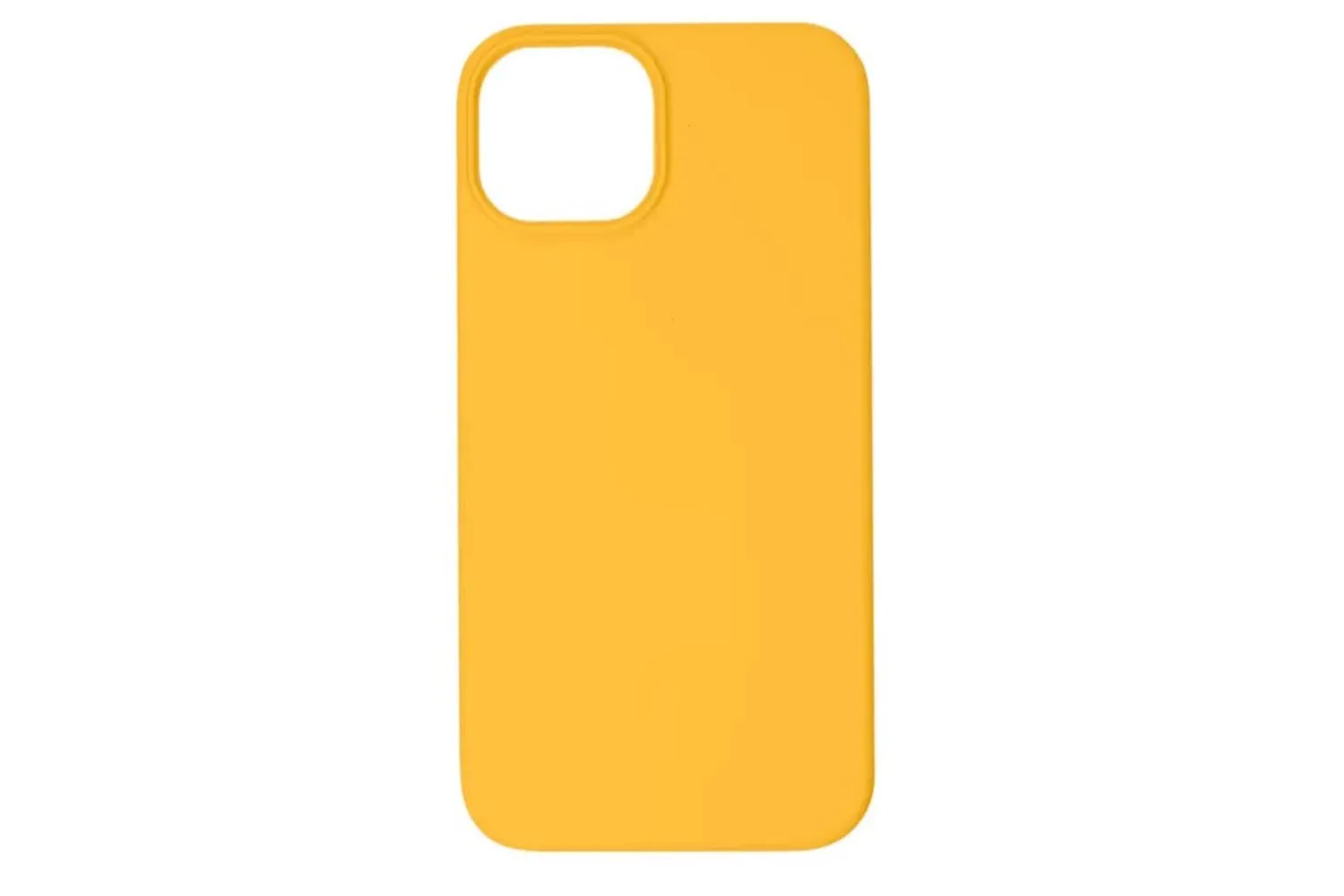 Чехол силиконовый для Apple iPhone 14, iPhone 13 (желтый)