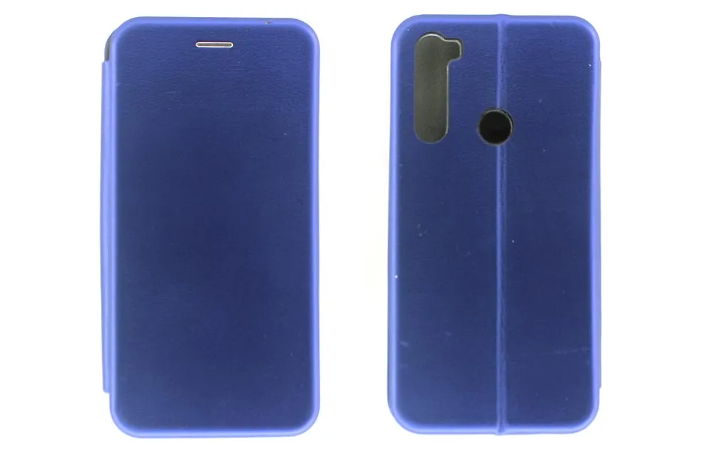 Чехол книжка для Xiaomi Redmi Note 8 (синий)