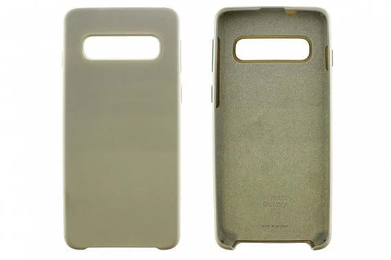 Чехол силиконовый для Samsung Galaxy S10 SM-G973F (серый)