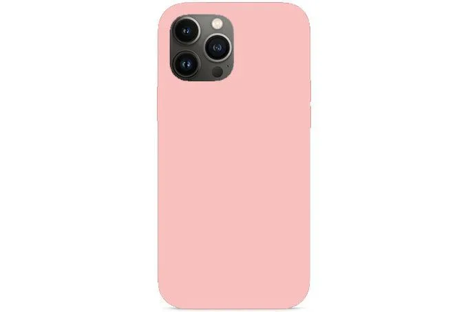 Чехол силиконовый для Apple iPhone 13 Pro (нежно - розовый)