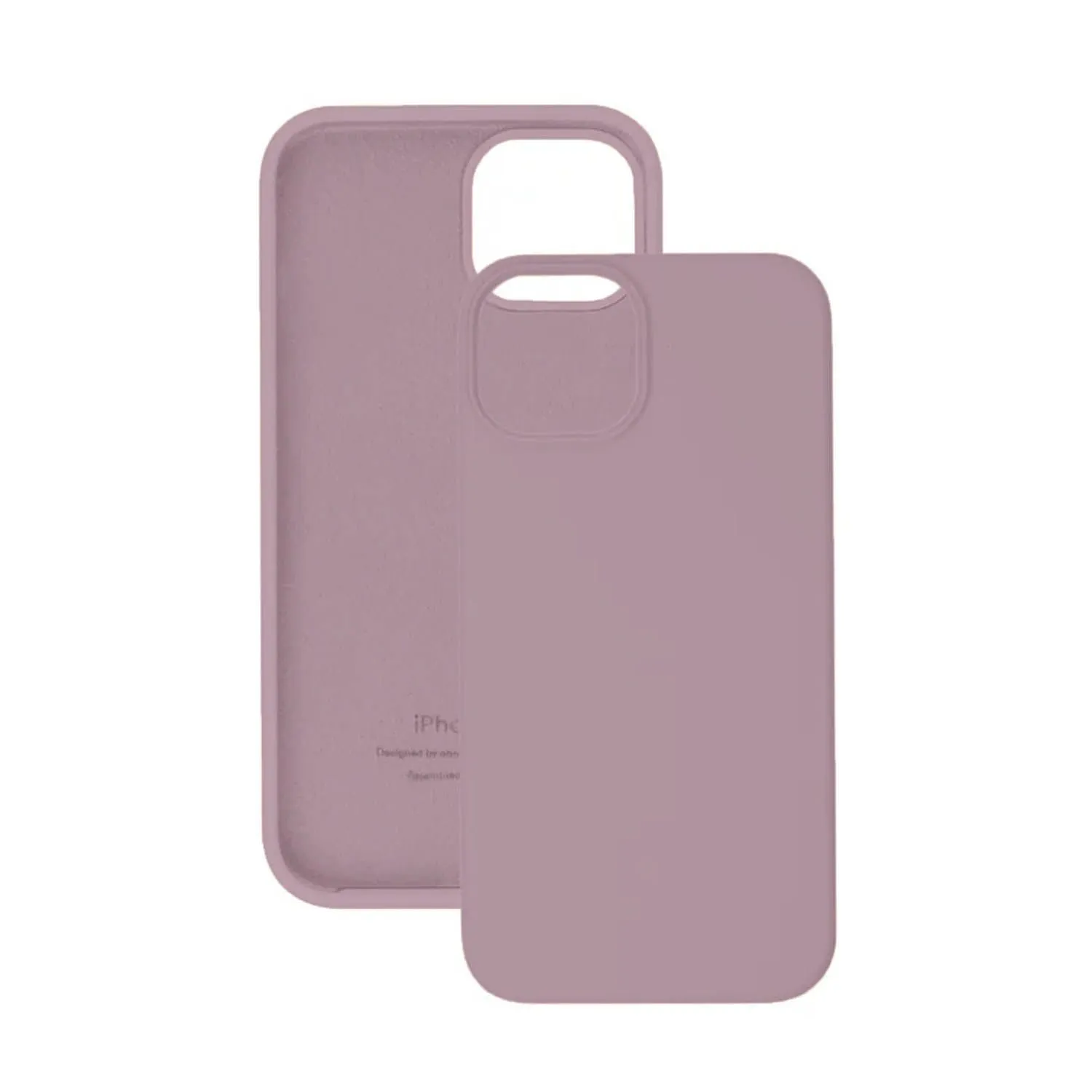 Чехол силиконовый для Apple iPhone 15 (пурпурный)