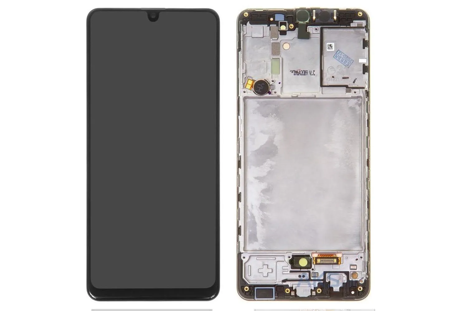 Дисплей Samsung Galaxy A31 SM-A315F в сборе с сенсором INCELL с рамкой (черный)