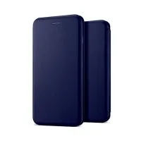 Чехол книжка для Samsung Galaxy A02 (темно-синий)