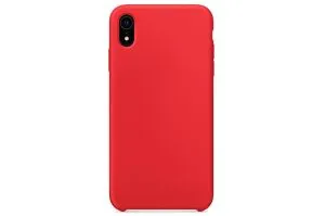 Чехол силиконовый для Apple iPhone Xr (красный)
