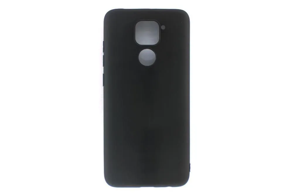 Чехол силиконовый FASHION CASE Xiaomi Redmi Note 9 (черный)