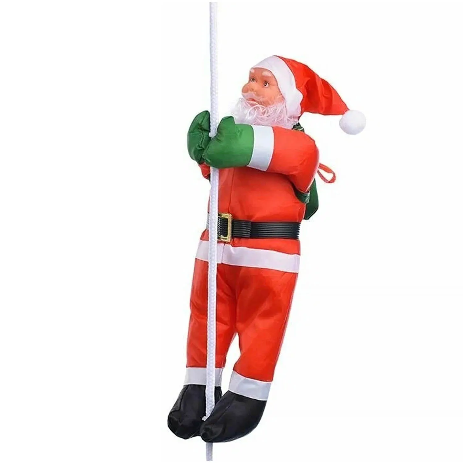 Подвесная кукла Дед Мороз на веревке 24 см