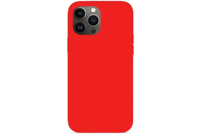 Чехол силиконовый для Apple iPhone 13 Pro (красный)