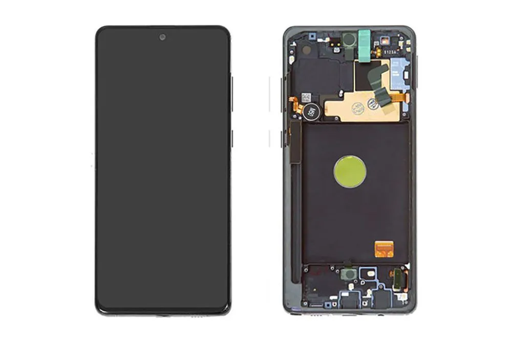 Дисплей Samsung Galaxy Note 10 lite SM-N770F (черный) Оригинал GH82-22055A, цена с установкой в АСЦ