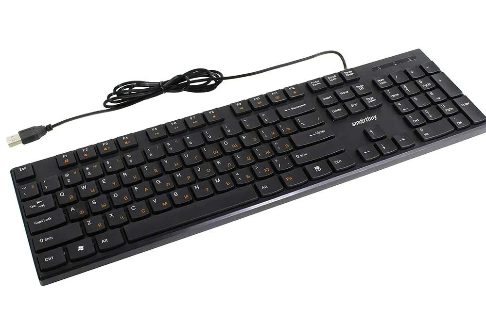 Клавиатура проводная мультимедийная Smartbuy ONE 238 (черный)