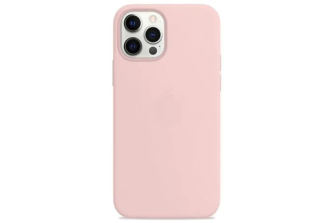 Чехол силиконовый для Apple iPhone 12 Pro Max (розовый песок)