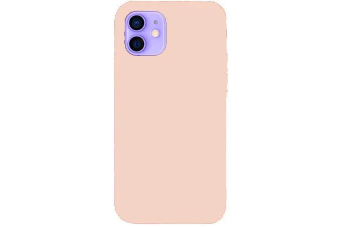 Чехол силиконовый для Apple iPhone 12 Mini 5.4 (розовый песок) (без логотипа)