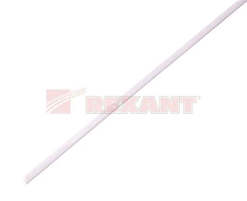 Термоусадочная трубка Rexant 2,5/1,25 мм 1м (белый) 20-2501
