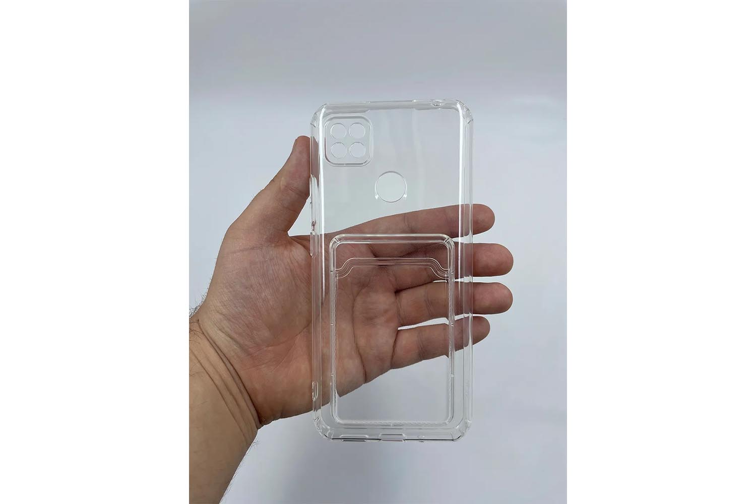 Силиконовый чехол с кармашком под карточку Xiaomi Redmi 10A